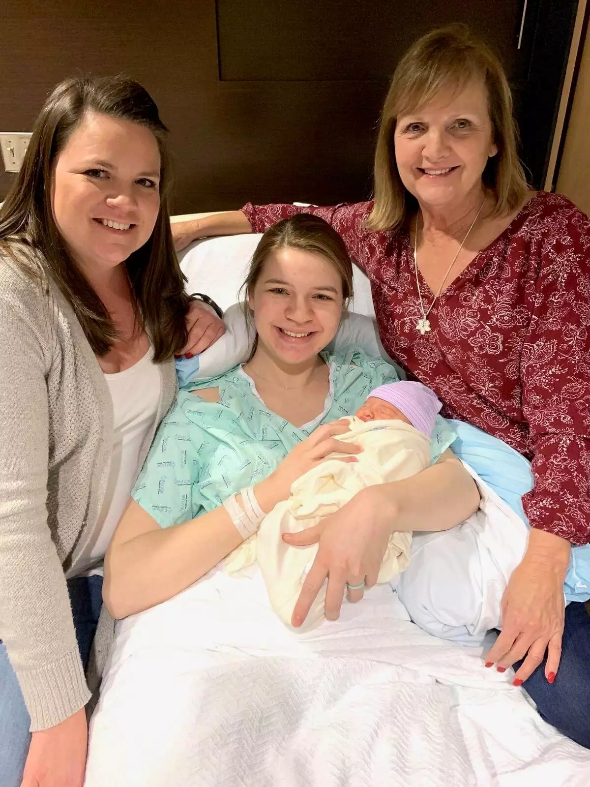 Four generations of one family born at Baylor University Medical Center