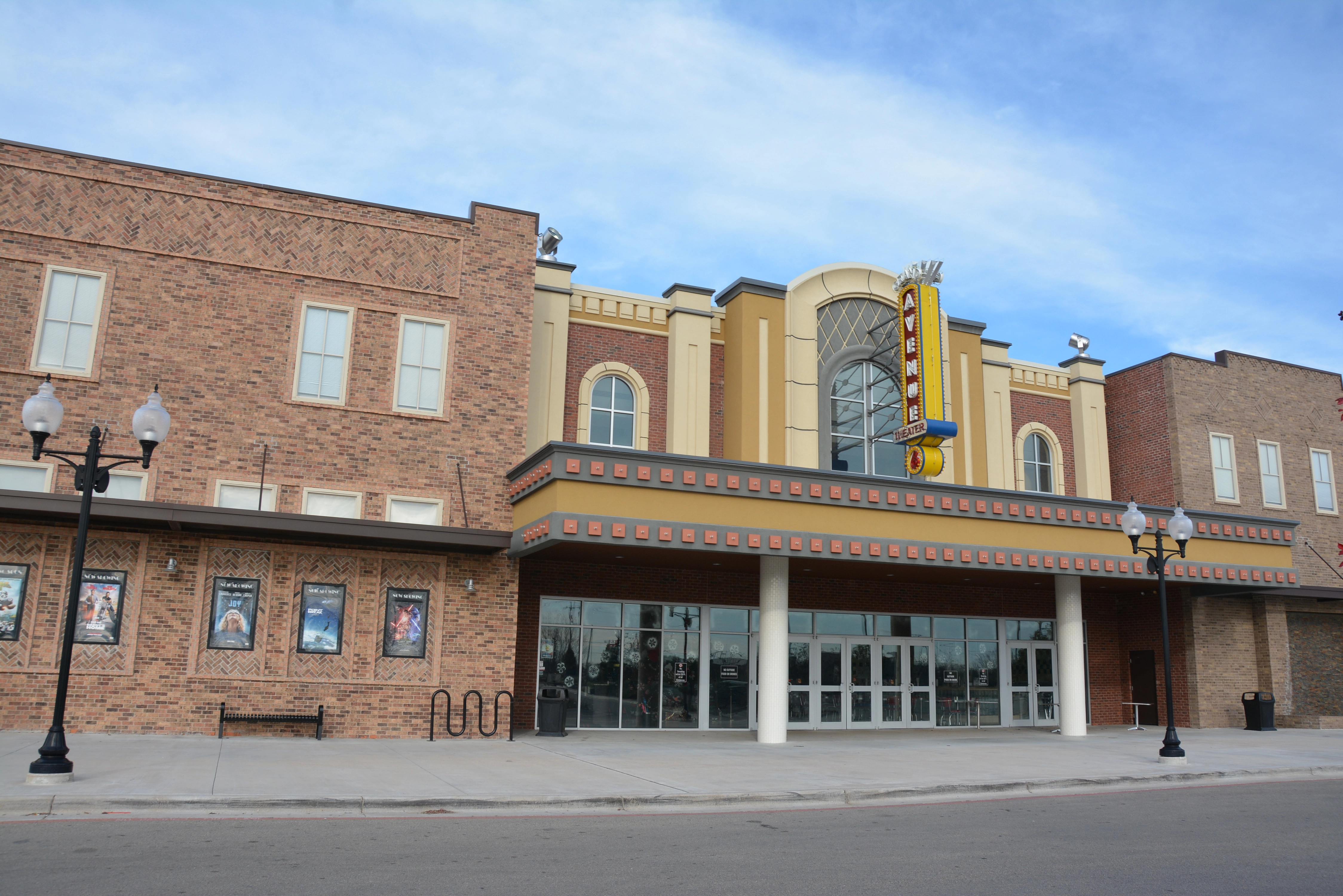 Grand Avenue Theater in nearby Belton, Texas held a private showing of Star Wars The Force Awakens for an 11-year-old McLane Children's Hospital patient, Luke Edmunds.