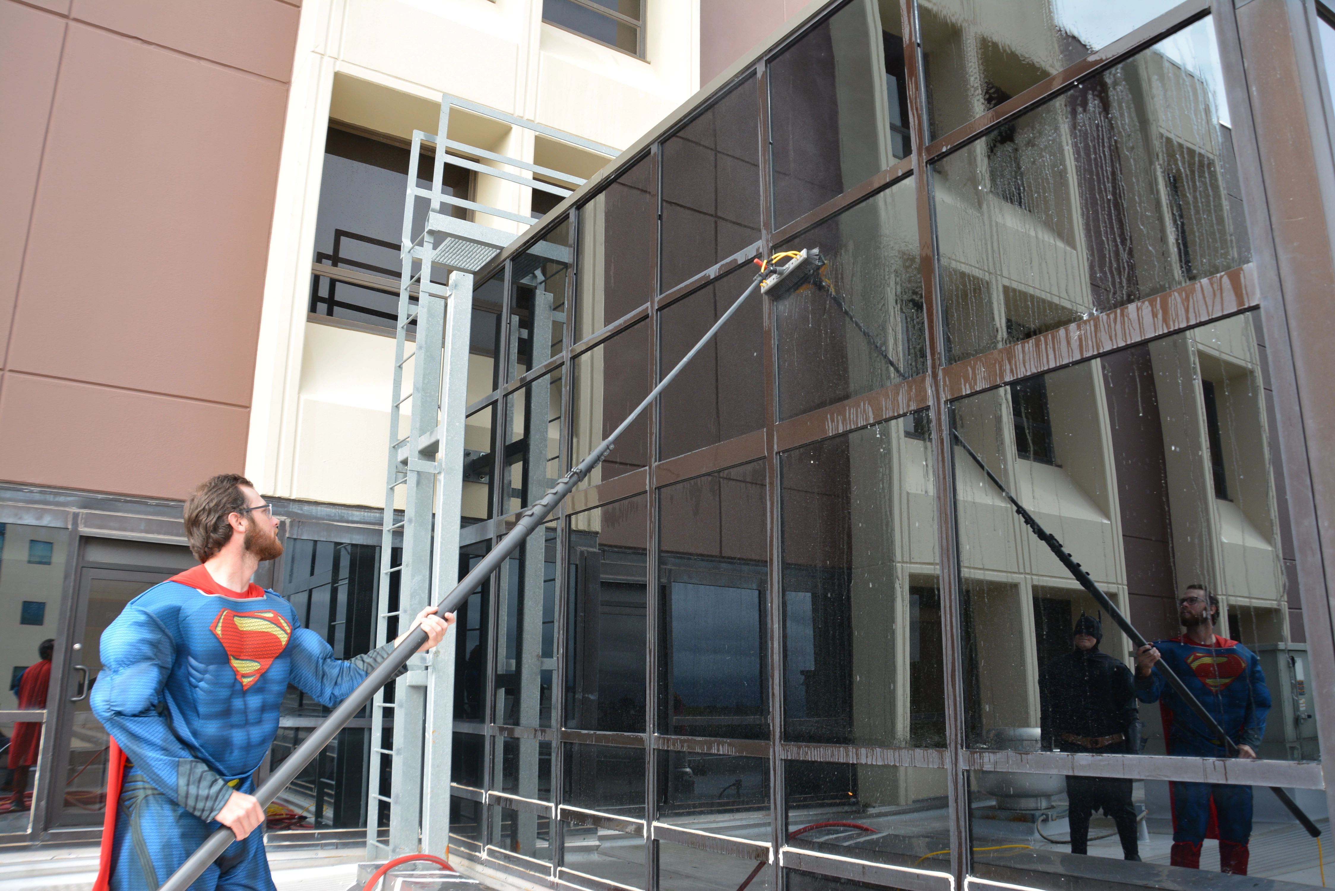 superhero window washers