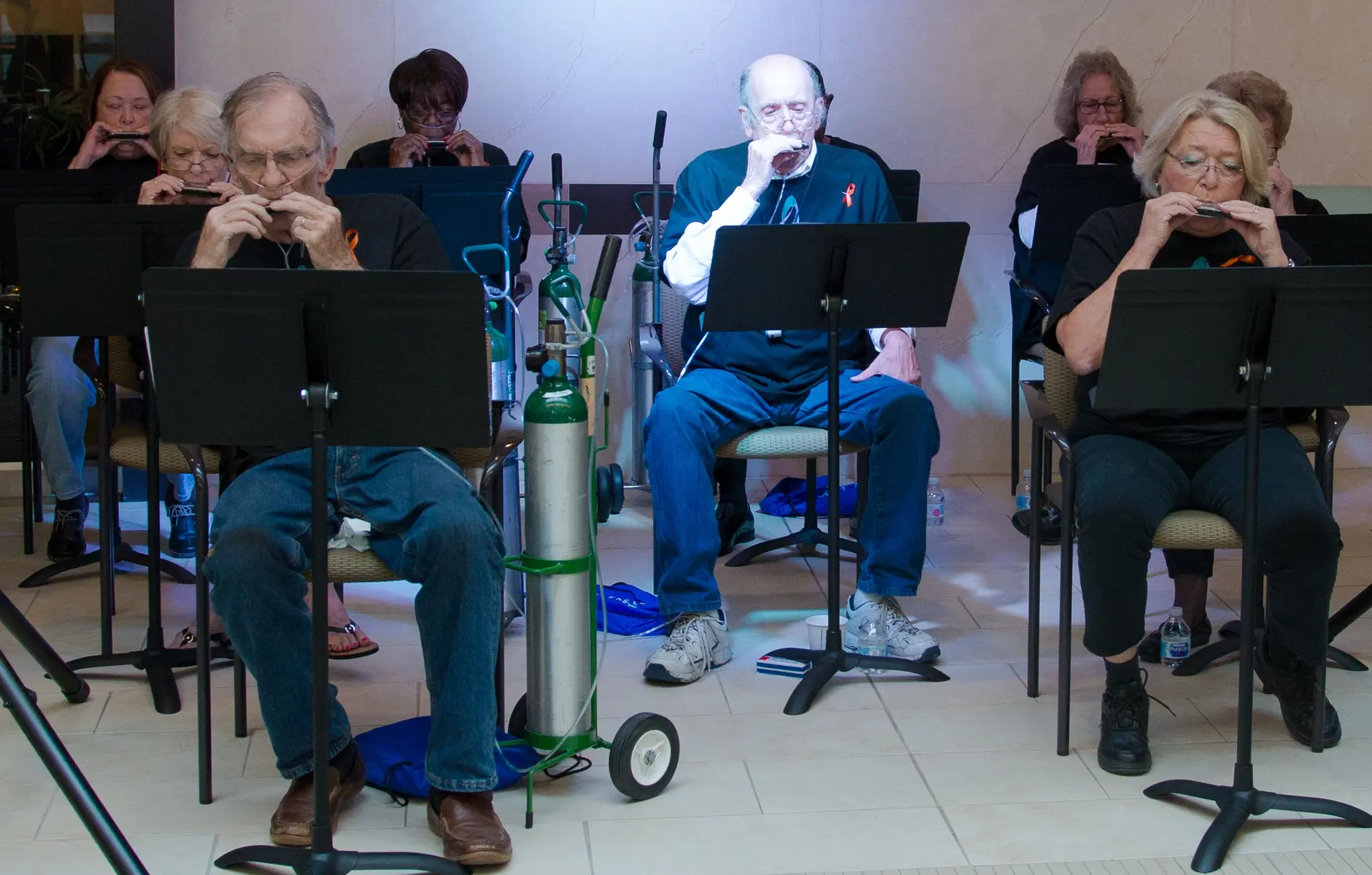 Harmonicas for Health Program Helps COPD Patients Breathe Easier