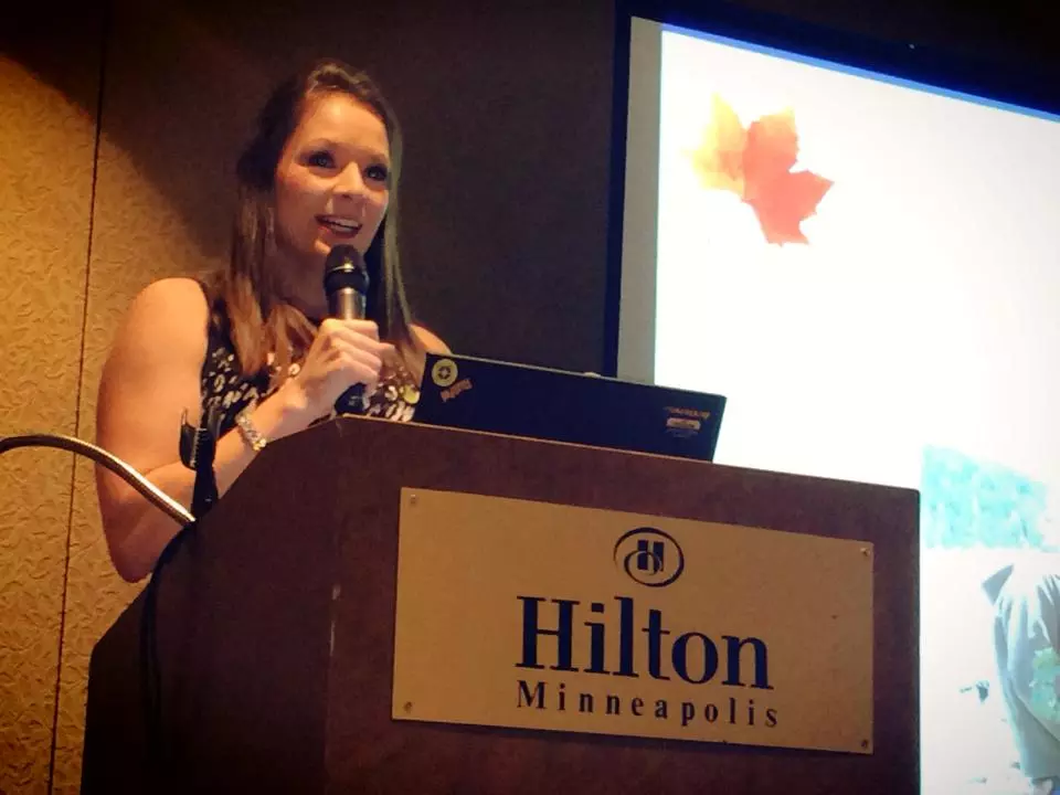 candice speaking at Be the Match