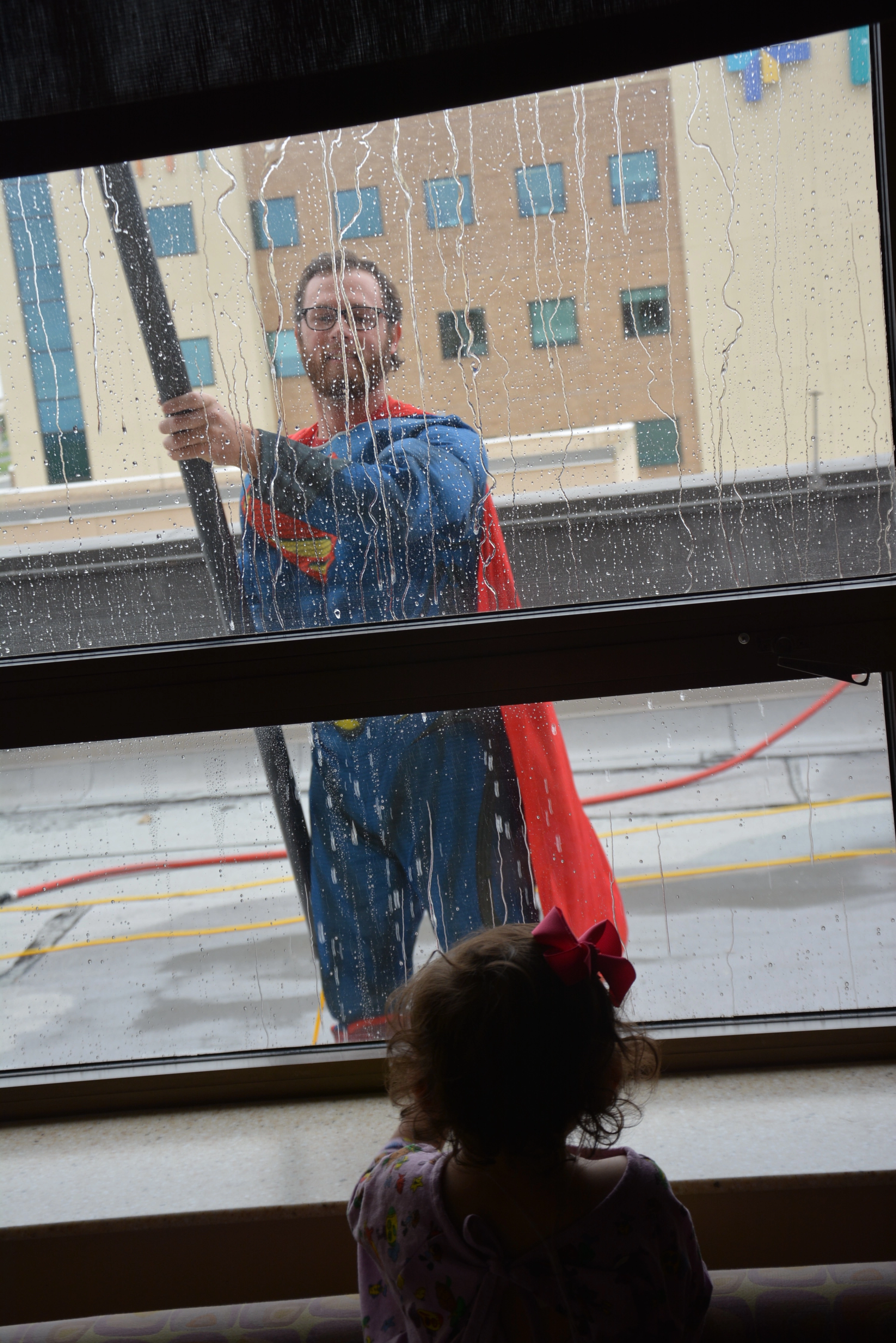 limpiadores de ventanas de superhéroes