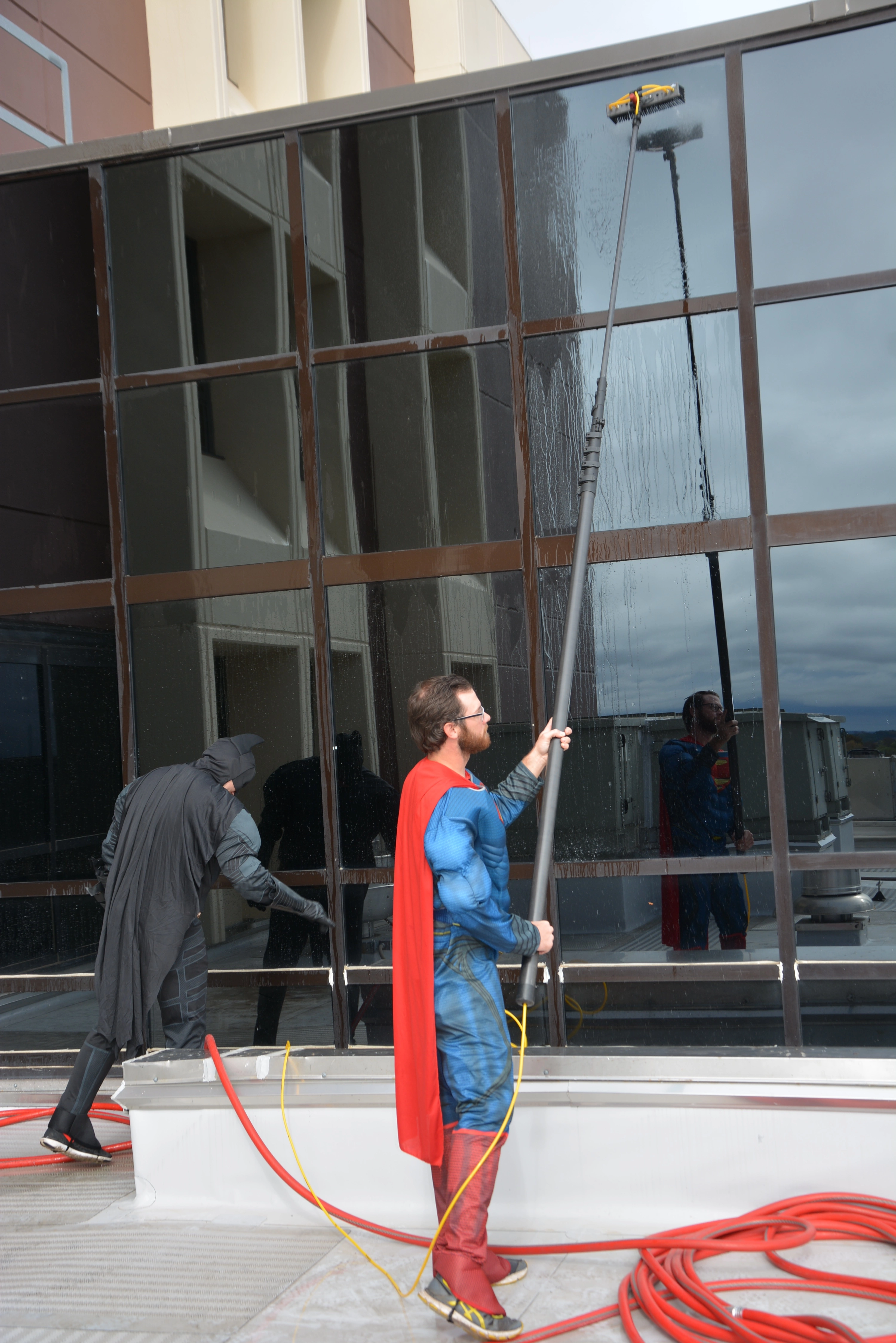 superhero window washers