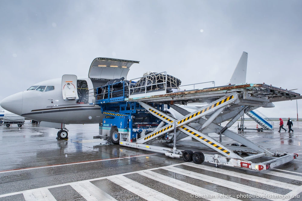 Shipment arrives to Budapest, Hungary